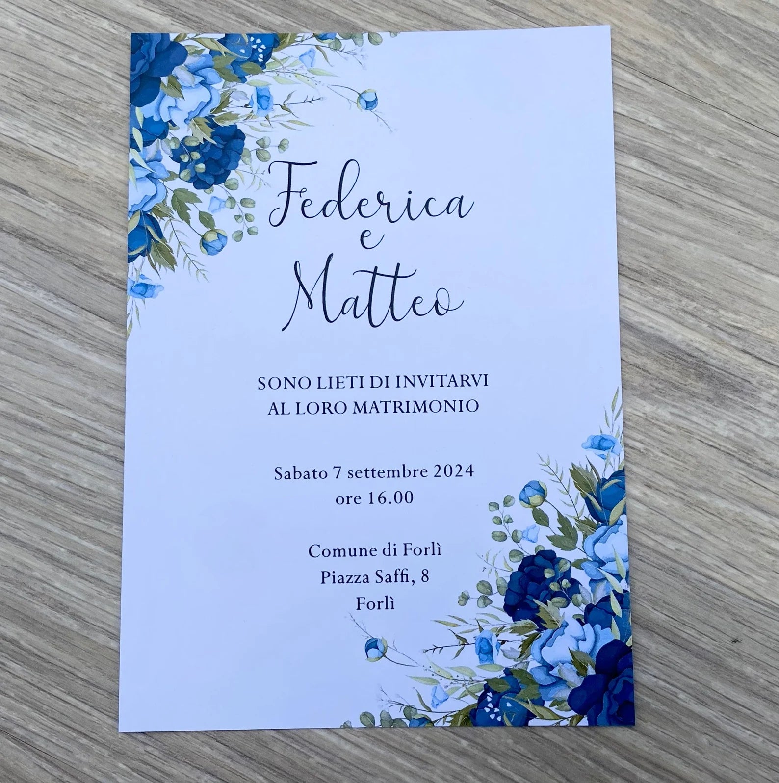 Inviti matrimonio