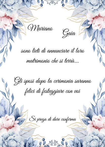 Inviti matrimonio